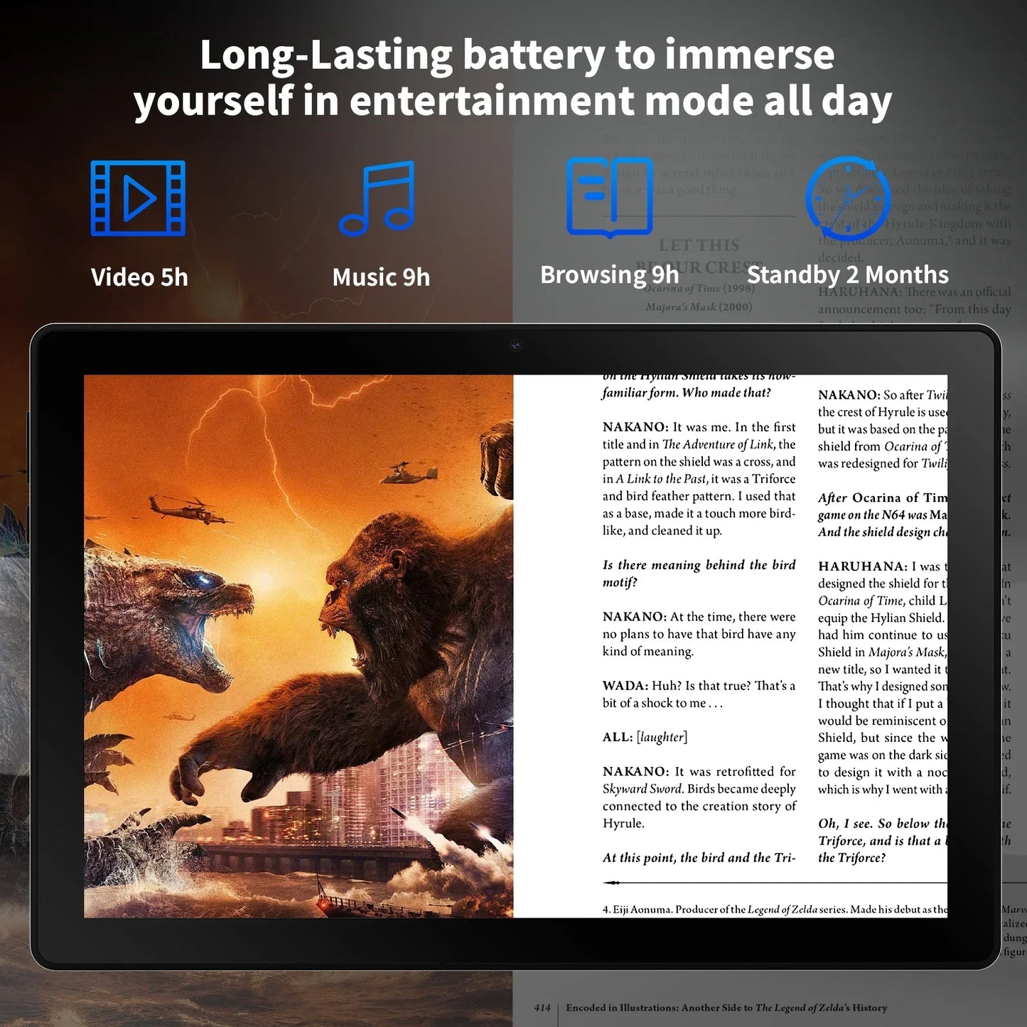 Android 14 10 Inch Tablet A523 Octa Core 8GB RAM 64GB ROM