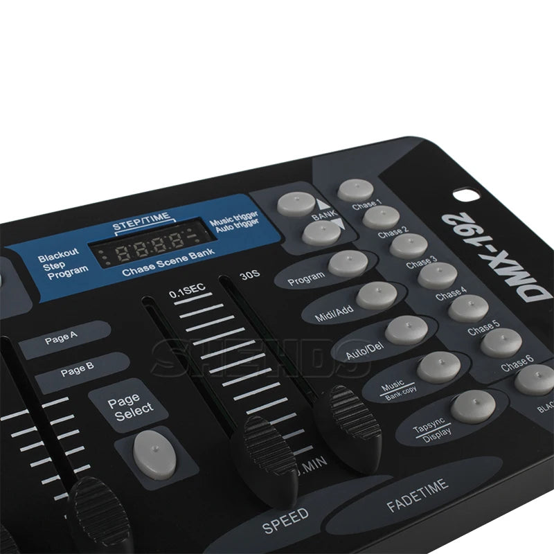 SHEHDS NEW 192 DMX Controller DJ Equipment DMX 512 Console Stage Lighting For LED Par Moving Head Spotlights DJ Controlle