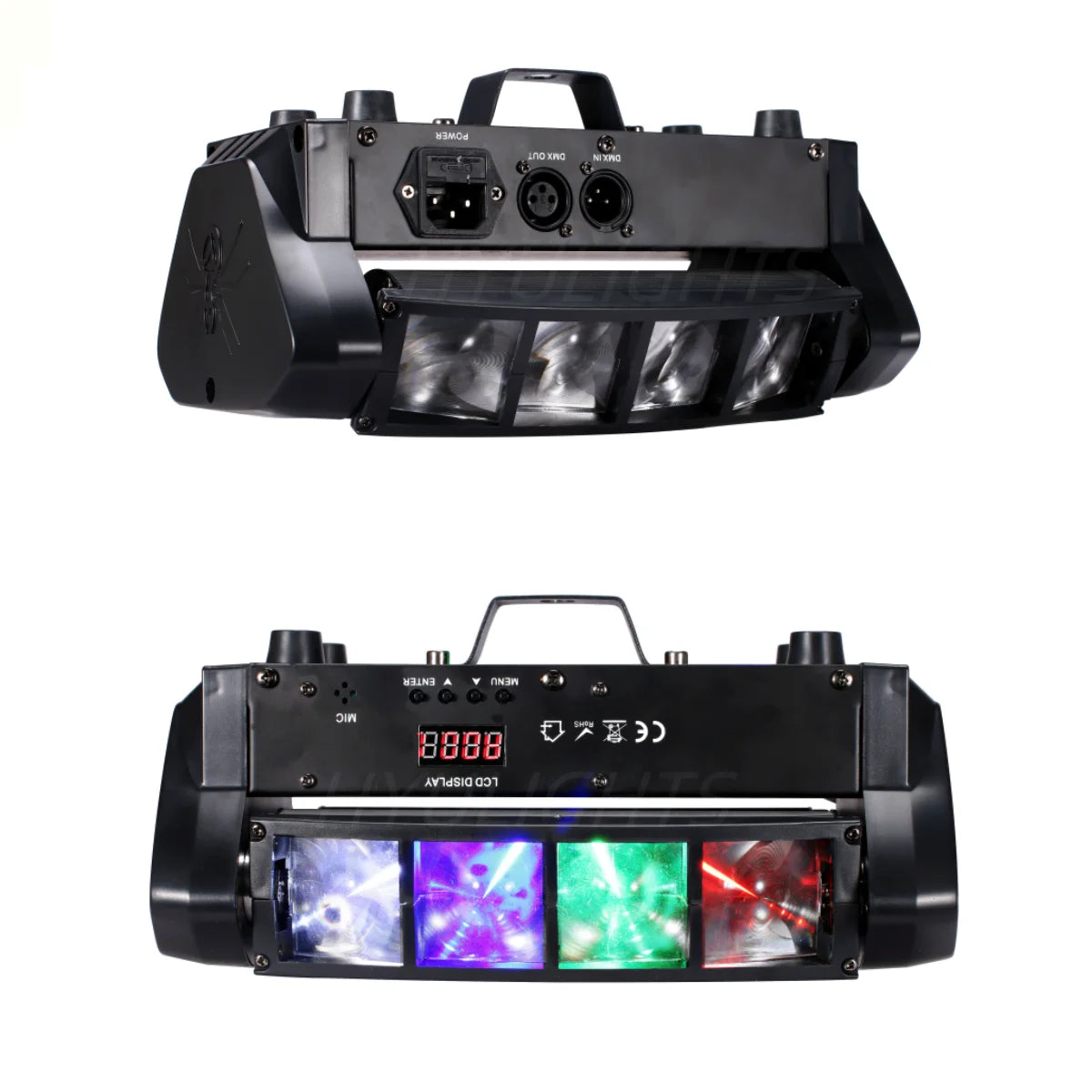 Mini LED Spider 8x6W RGBW Beam Good Quality DJ Moving Head Wash Bar Light Stage Lights