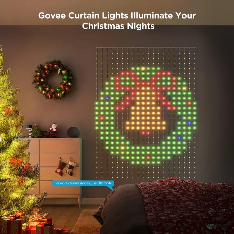 window curtain lights for bedroom fairy lights curtain lights Smart LED Curtain Light give a present