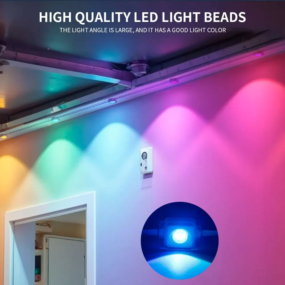 Smart Eaves Light LED Outdoor RGBIC WIFI LED Strip Light for House w/Remote Full House Eaves Light Party Christmas Holiday Decor