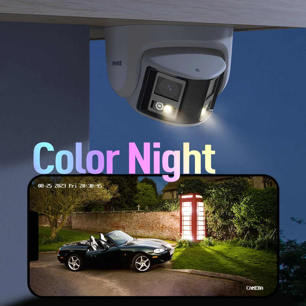 ANNKE Smart Home 180° 8MP DUO POE Dual Lens Outdoor Camera
