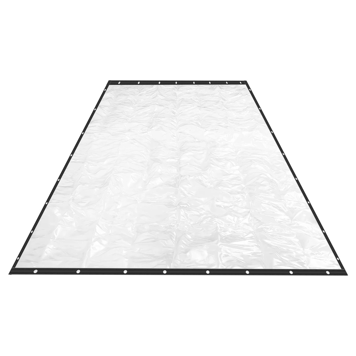 8*20ft Transparent PVC Tarpaulin Rainproof Garden Pergola Tarpaulin Curtain Balcony Windows Clear Tarp Rain Cover