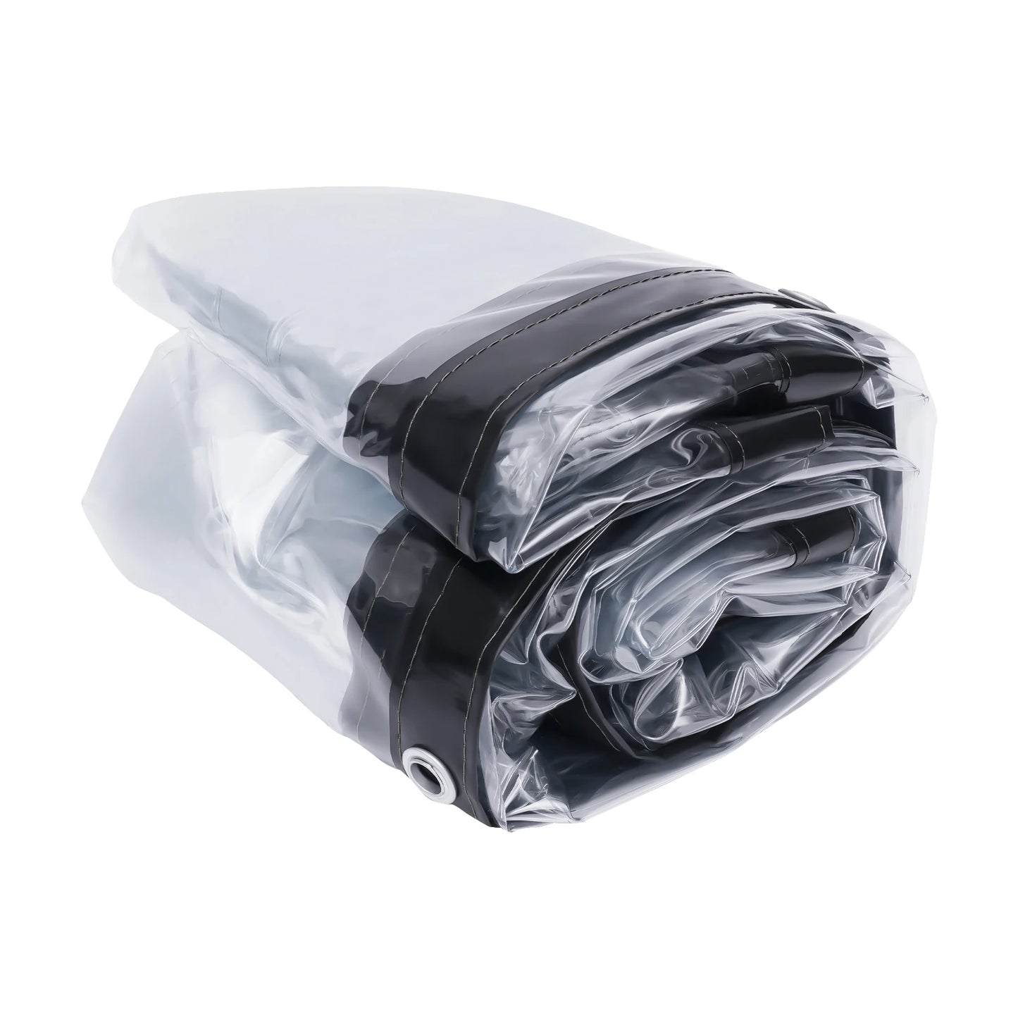 8*20ft Transparent PVC Tarpaulin Rainproof Garden Pergola Tarpaulin Curtain Balcony Windows Clear Tarp Rain Cover