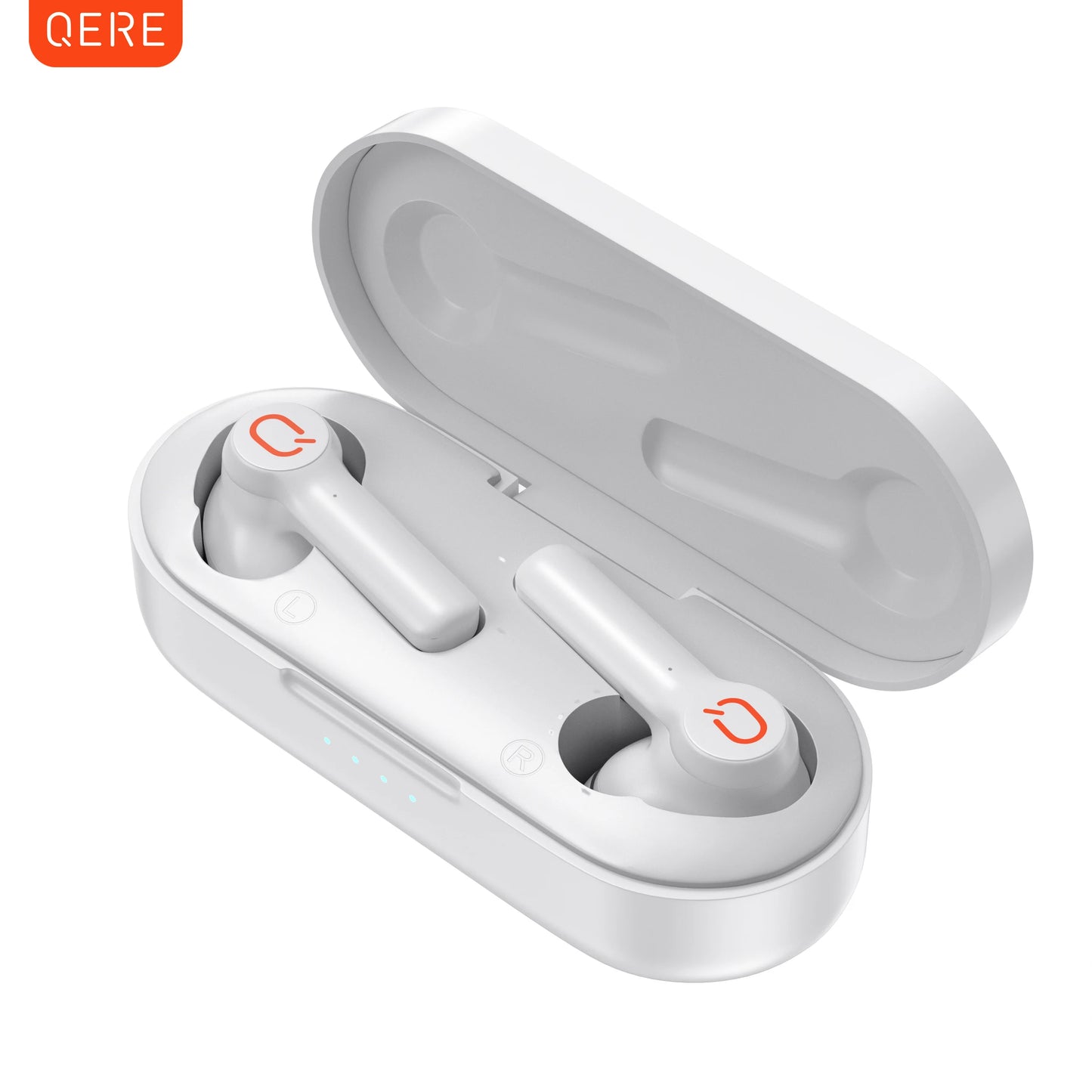 QERE E20 Wireless Headphones, TWS Bluetooth 5.3,HD Microphone,HIFI Earphones,13mm Driver,68Ms Low Latency,4 Mics, ENC Call, New