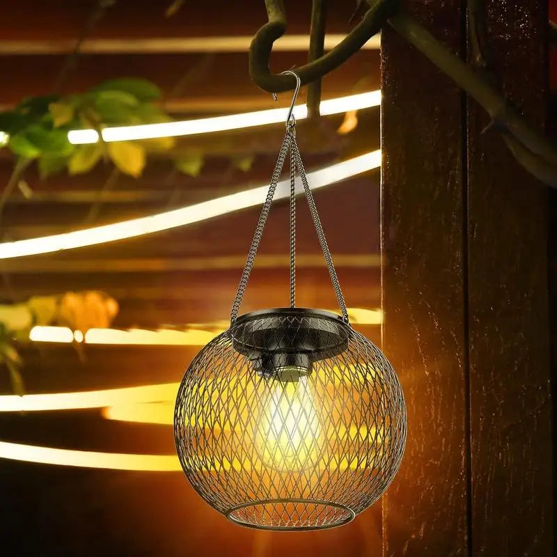 Outdoor Solar Hanging Light, Outdoor Solar Garden Lights, Hanging Light, Garden Decorative Lighting, Waterproof Tree Light