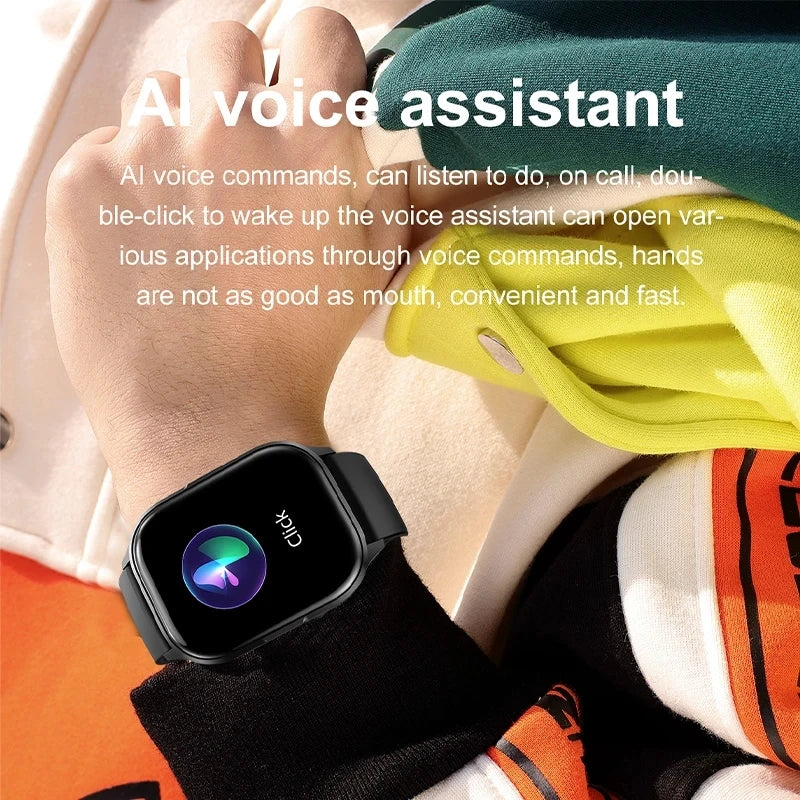 2024 Latest Men's and Women's Electronic Watches 5.3 Bluetooth Call Sports Fitness Heart Rate Monitoring Function Couple Watch