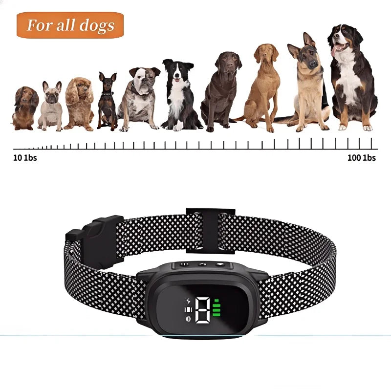 YHLC Automatic Anti Barking Dog Collar Rechargeable Bark Stopper