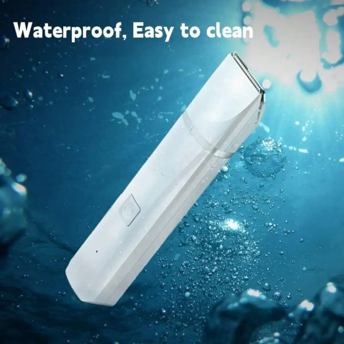 Dog Grooming Kit Hair Low Noise Paw Trimmer- Rechargeable - Cordless Quiet Nail Grinder Shaver for Cats and Other Pets