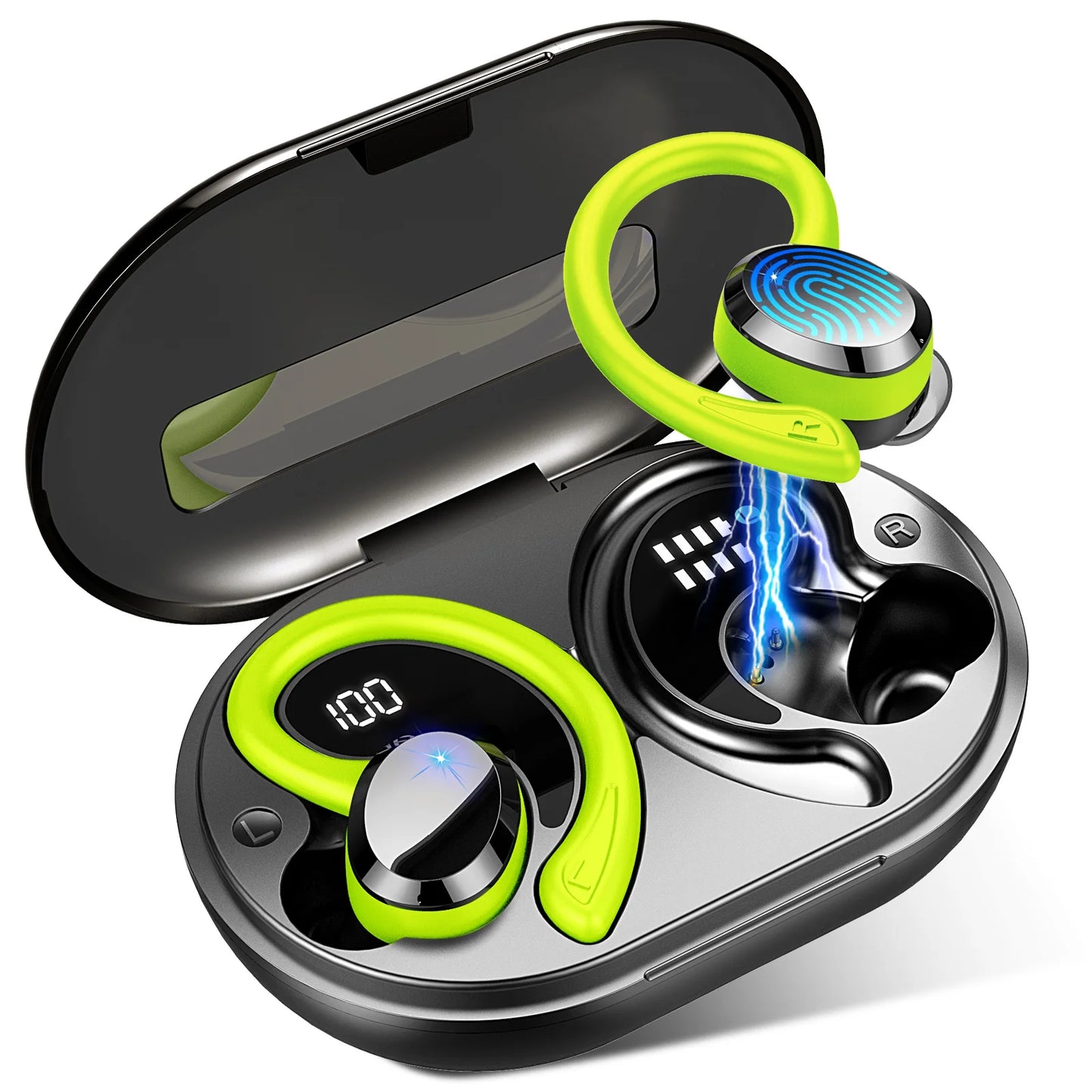Wireless Noise Cancelling Sports Earbuds