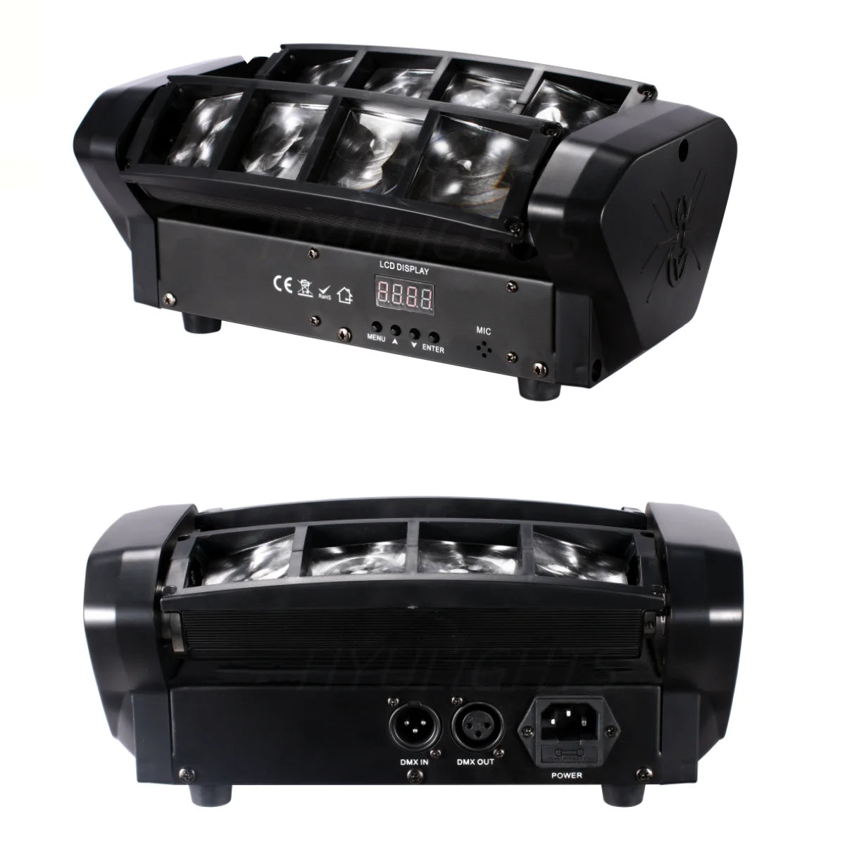 Mini LED Spider 8x6W RGBW Beam Good Quality DJ Moving Head Wash Bar Light Stage Lights