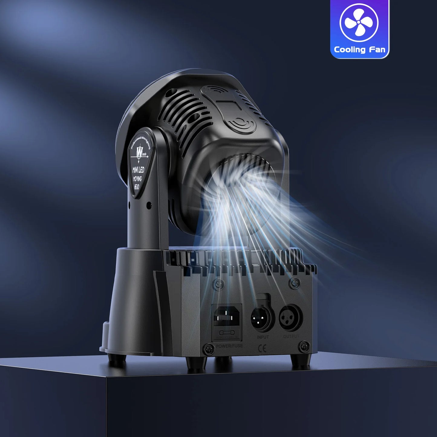 Yiflamefly 2Pcs/Set 105W Beam Moving Head Lights 7x4W RGBW LED Stage Lights DMX512 Spot Lights For DJ Disco KTV Wedding Party