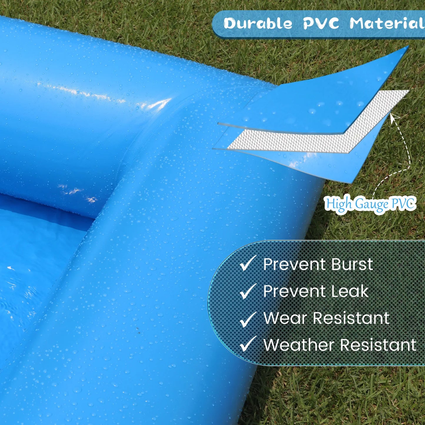 Inflatable Air-Inflated Family Fun: A Portable Outdoor Volleyball Court for Kids & Adults With 800W Air Blower 10x5x2.1m