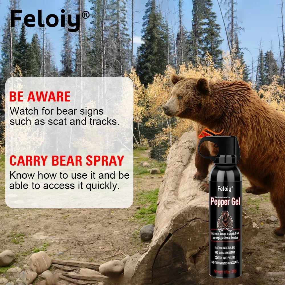 470ml Bear Spray Self-Defense Super Strength Deterrent