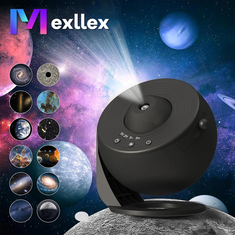 Mexllex HD Starry Sky Globe Galaxy Projection Night Light