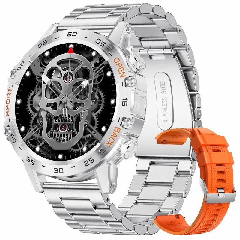 LIGE Smartwtach For Men Bluetooth Calling Waterproof Watches Health Monitoring 400mAh Outdoor Sport Smartwatch Man Reloj Hombre