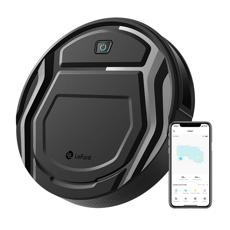 Lefant M210Pro Robot Vacuum Cleaner Suck and Sweep 2-in-1 Mini App/Google/Alexa Control 6 Cleaning Modes for Pet Hair Hard Floor
