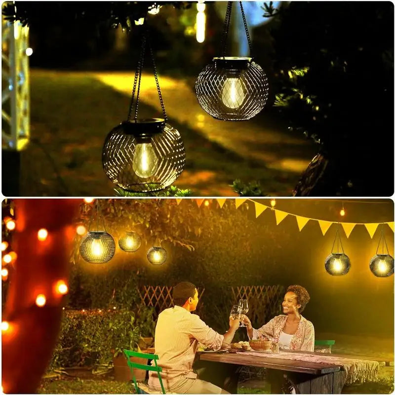 Outdoor Solar Hanging Light, Outdoor Solar Garden Lights, Hanging Light, Garden Decorative Lighting, Waterproof Tree Light