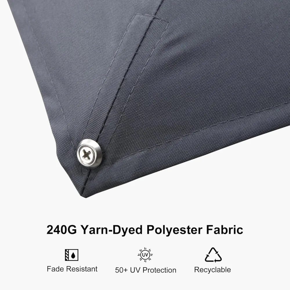 Patio Umbrella Outdoor Cantilever Aluminum Offset Umbrella