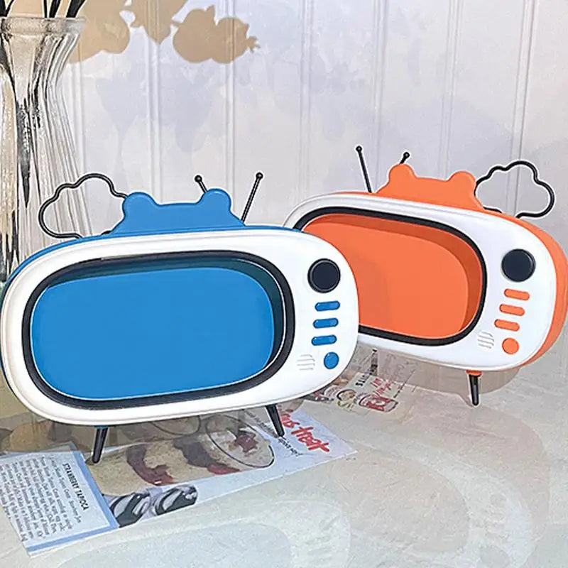 Creative Mobile Phone Holder TV Night Light Universal Phone Stand Retro TV Mobile Phone Holder Under 6.5 Inch
