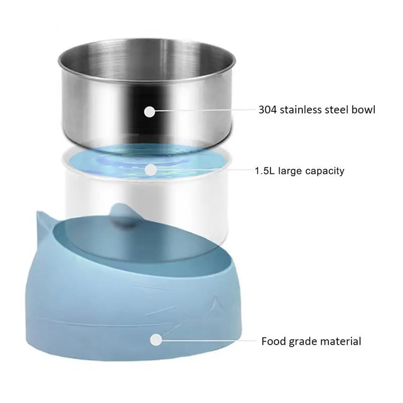 Heat Pet Bowl Food Winter Heated Feed Cage Bowl Thermostat