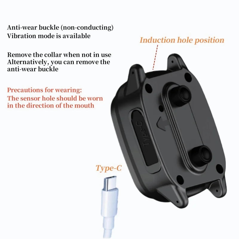 YHLC Automatic Anti Barking Dog Collar Rechargeable Bark Stopper