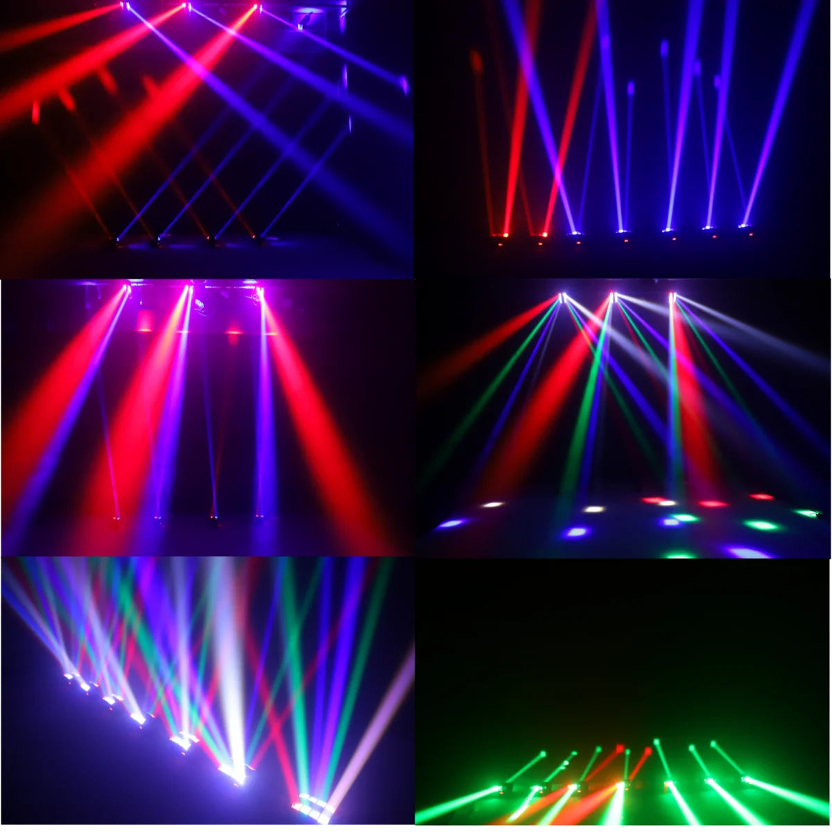 Mini LED Spider 8x6W RGBW Beam Good Quality DJ Moving Head Wash Bar Light Stage Lights