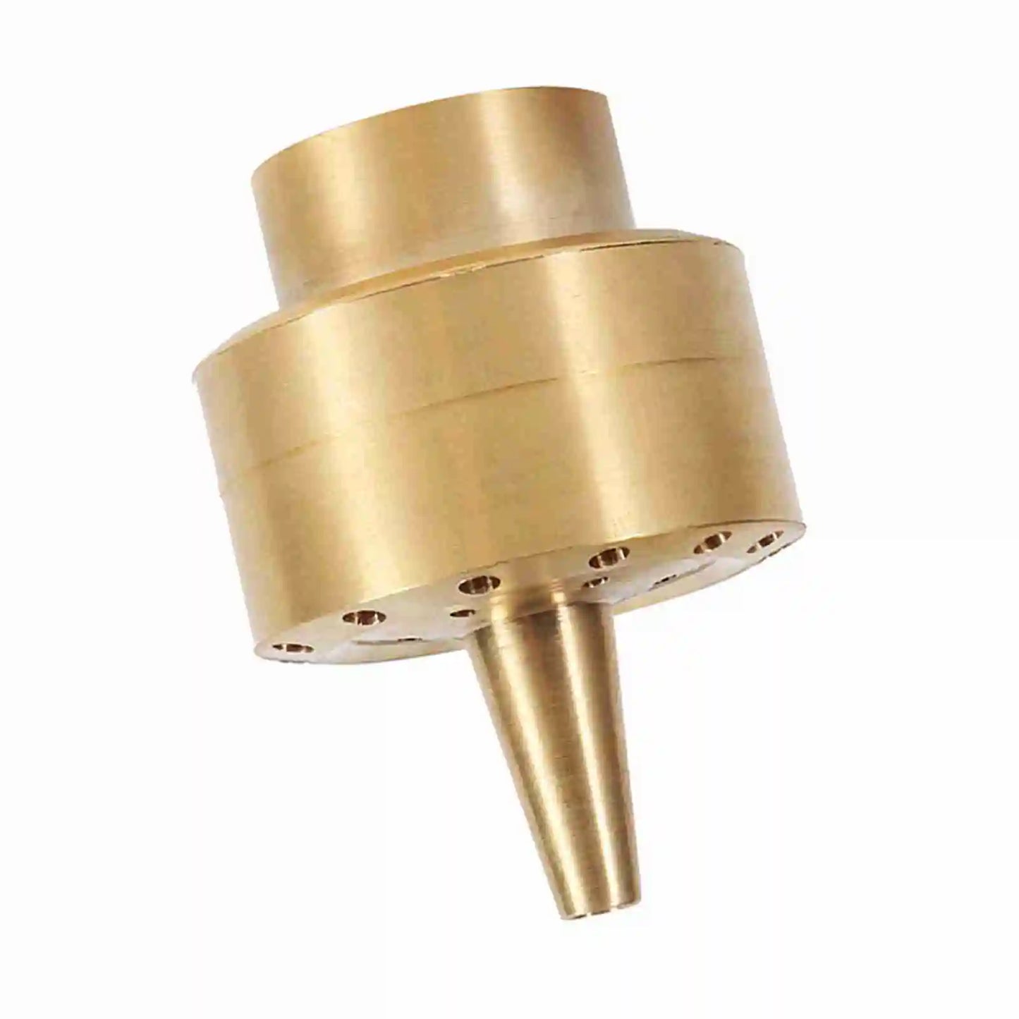 3/4" Brass Column Garden Pond Fountain Water Nozzle Sprinkler Spray Head Gold