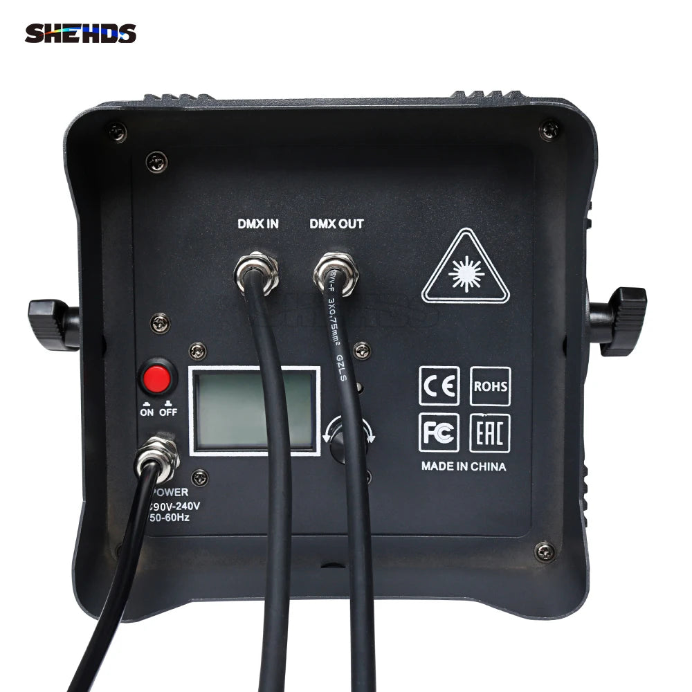 SHEHDS Waterproof 3W RGB Pattern Animation Par Light IP65 Outdoor Lamp for DJ Concert