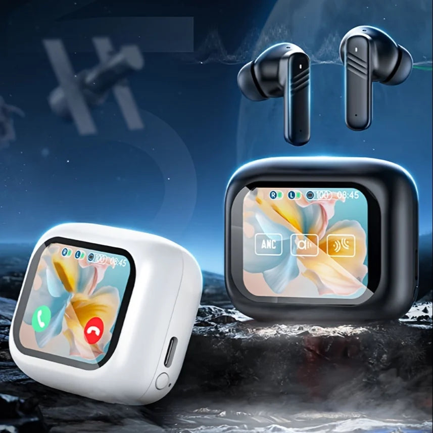 Active Noise Cancelling Wireless Earbuds with Smart Touch