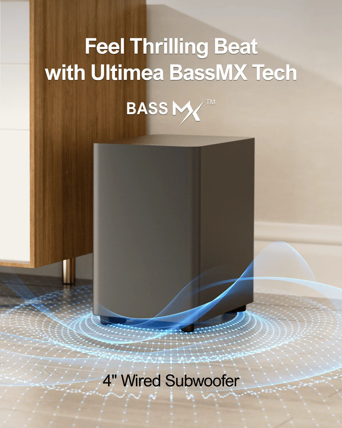 ULTIMEA 7.1ch Virtual Surround Soundbar with Subwoofer
