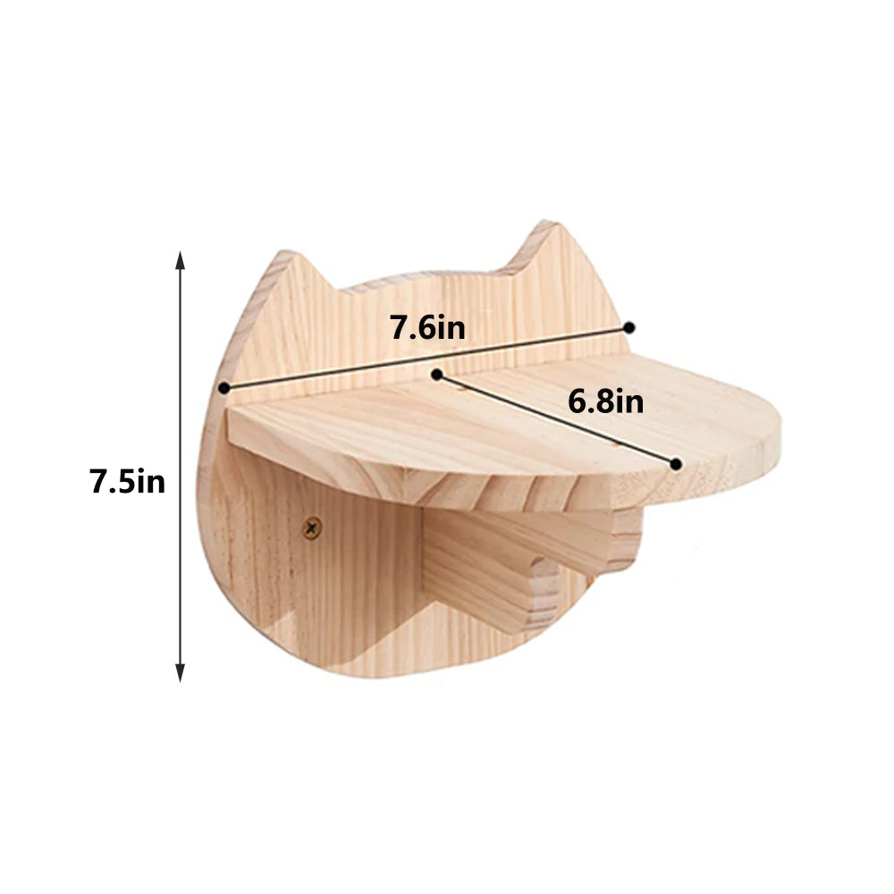 Cat Shelf Wall Hammock Climbing Shelves Moon Shaped Perches