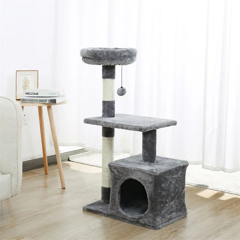 Cat Tree Small Cat Tower Cat Condo for Indoor Cats