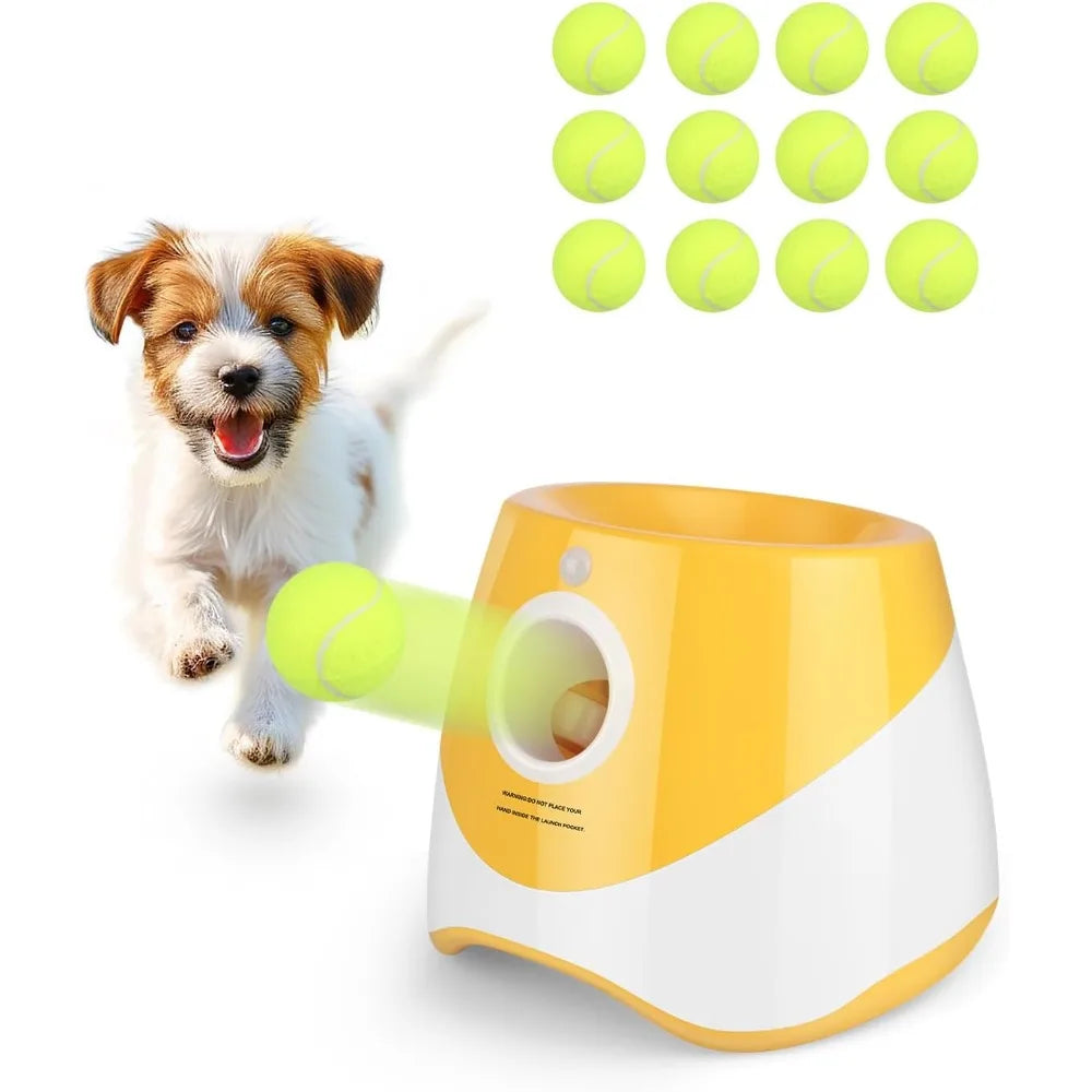 Ball Launcher For Dogs With 12 Tennis Ball, Ball Launcher, Dog Toys