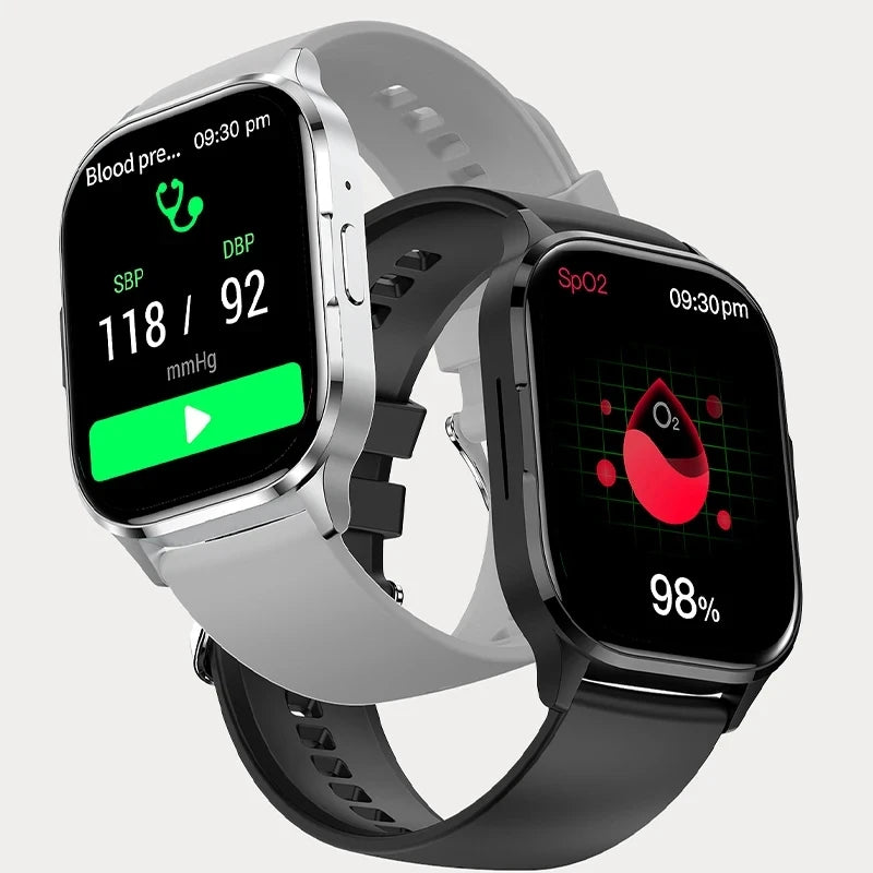 2024 Latest Men's and Women's Electronic Watches 5.3 Bluetooth Call Sports Fitness Heart Rate Monitoring Function Couple Watch