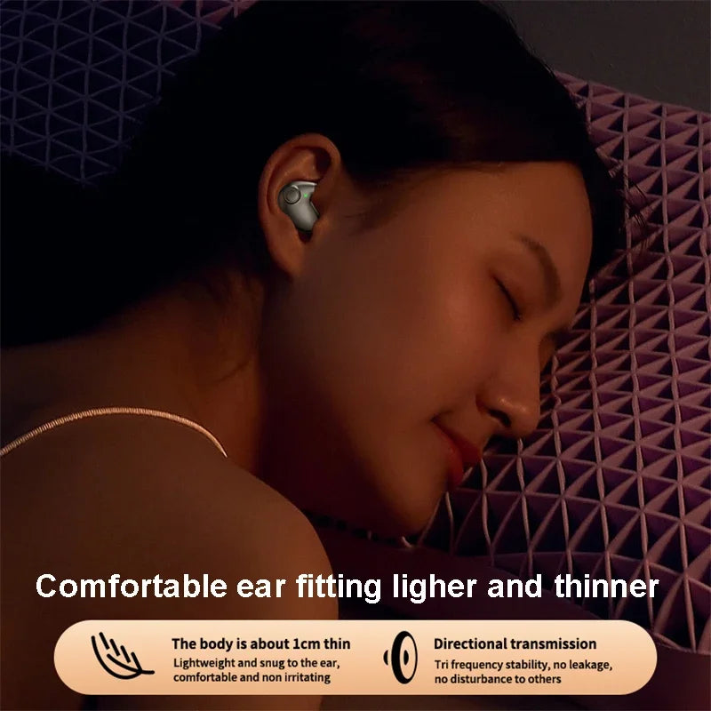Invisible Wireless Sleep Earbuds with Noise Reduction