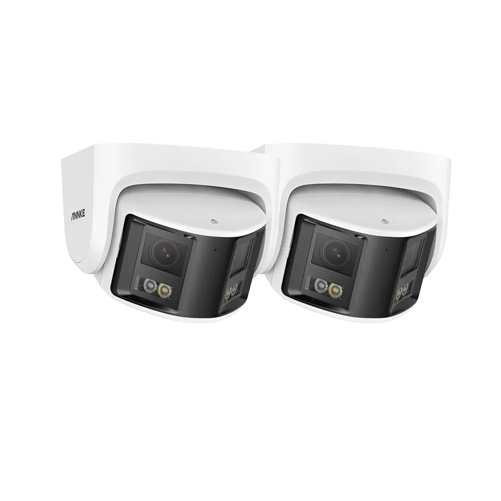 ANNKE Smart Home 180° 8MP DUO POE Dual Lens Wide View Outdoor Video POE Camera,4K AI Human Detect,8MP Security CCTV Camera