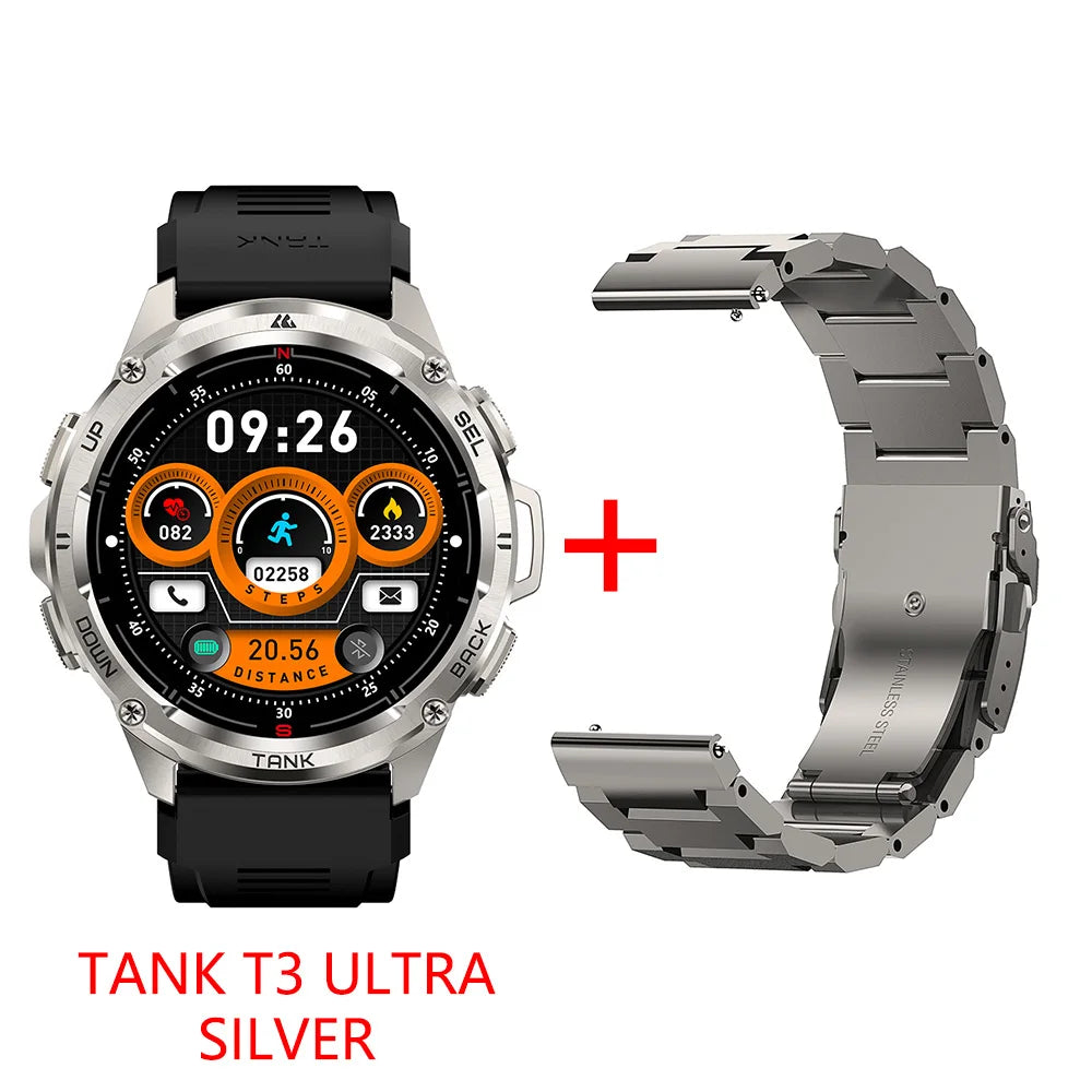 2025 NEW KOSPET TANK T3 Ultra GPS Smart Watches Waterproof