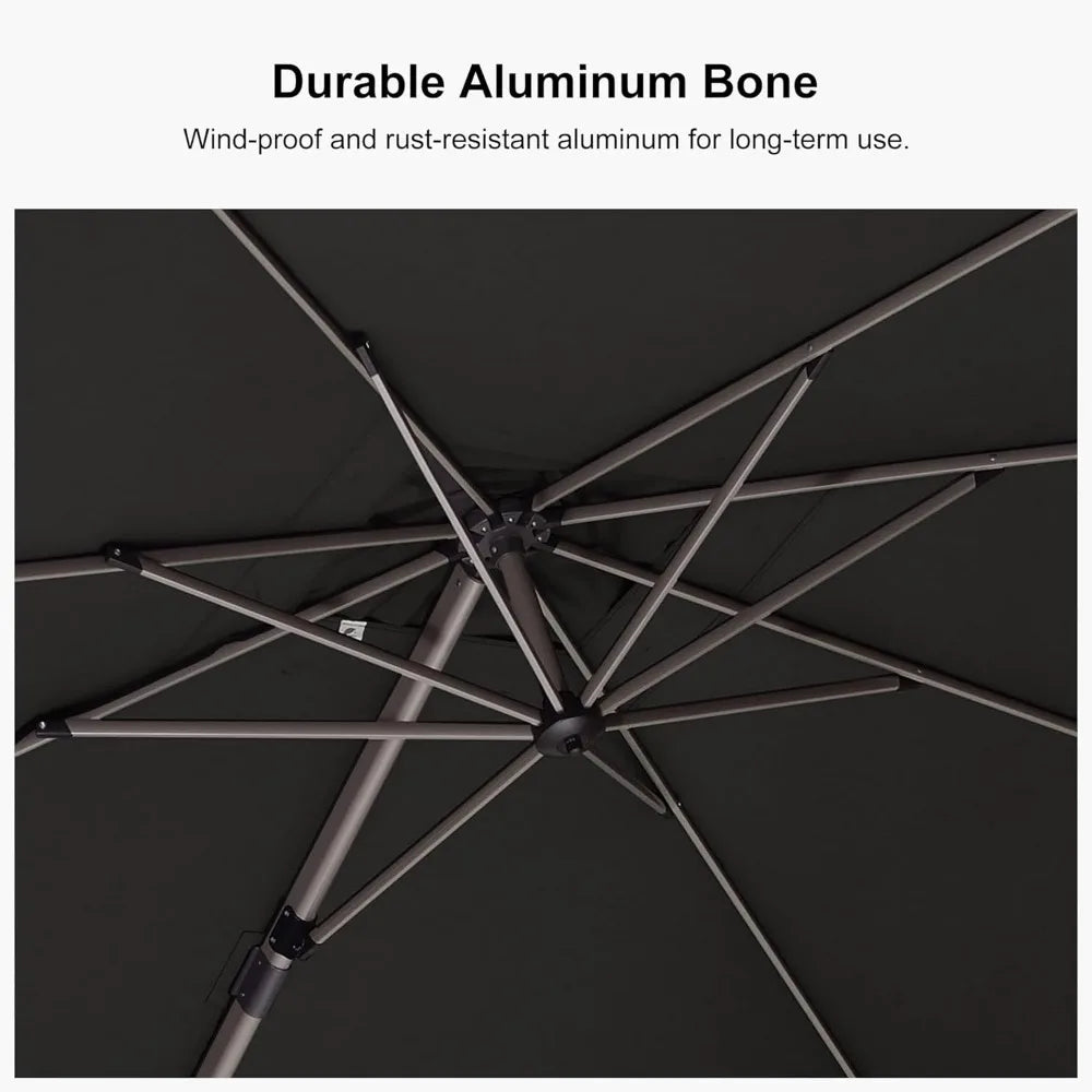 Patio Umbrella Outdoor Cantilever Aluminum Offset Umbrella