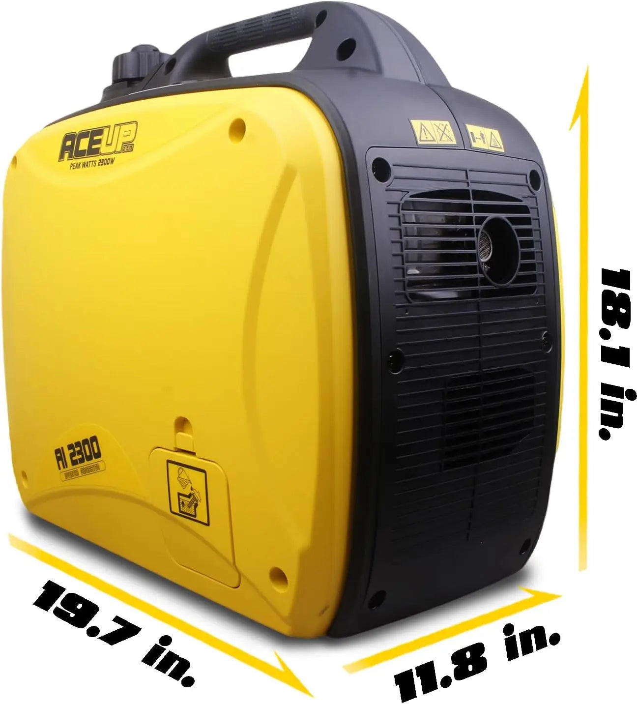 Aceup Energy 2300 Watt Portable Inverter Generator, Super Quiet Gas Generator for Home Use, EPA Compliant, Lightweight RV Ready