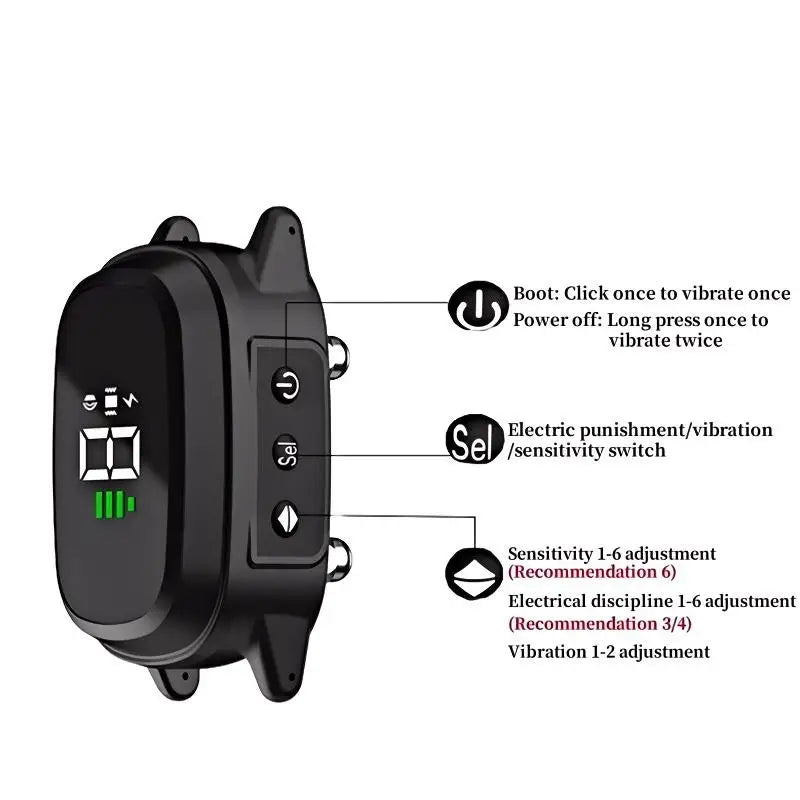 YHLC Automatic Anti Barking Dog Collar Rechargeable Bark Stopper