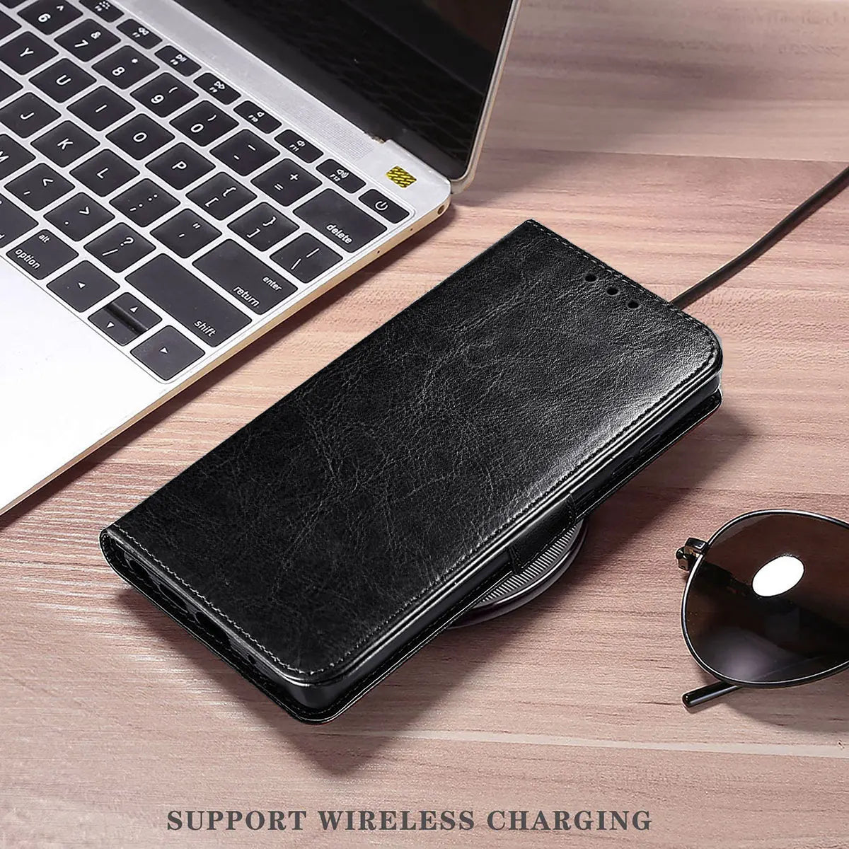 For Samsung Galaxy Note 8 Phone Leather Case Shockproof Wallet Card Slot Pouch Holder Kickstand Flip Cover