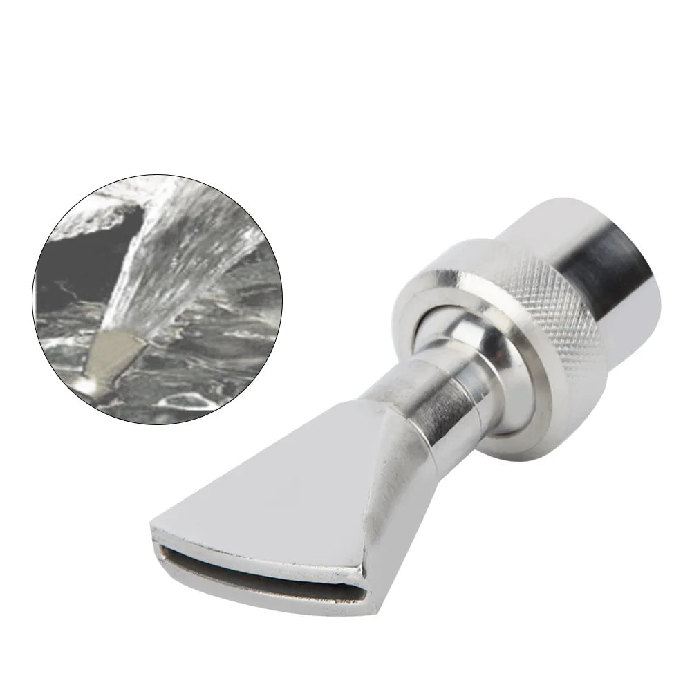 FNPT 6'' DN20 Garden Stainless Steel Fountain Pond Water Nozzle Fan Shape Sprinkler