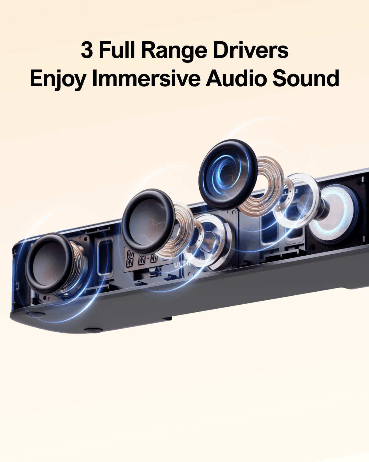 ULTIMEA 7.1ch Virtual Surround Soundbar with Subwoofer