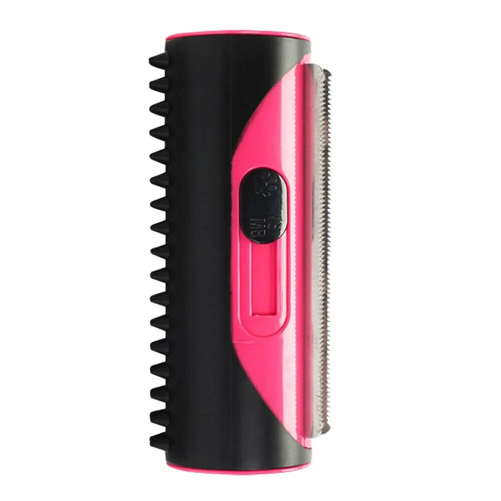 Pet Dog Hair Comb Hair Removal Combs Lint Roller Dog Cat Puppy Cleaning Brush Cats Sofa Carpet Hair Shedding Trimmer Deshedding