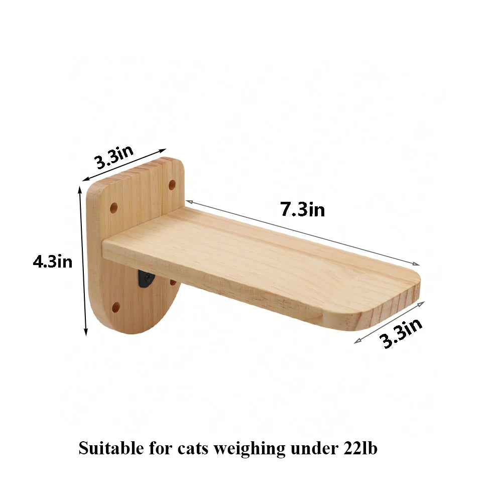 Cat Shelf Wall Hammock Climbing Shelves Moon Shaped Perches