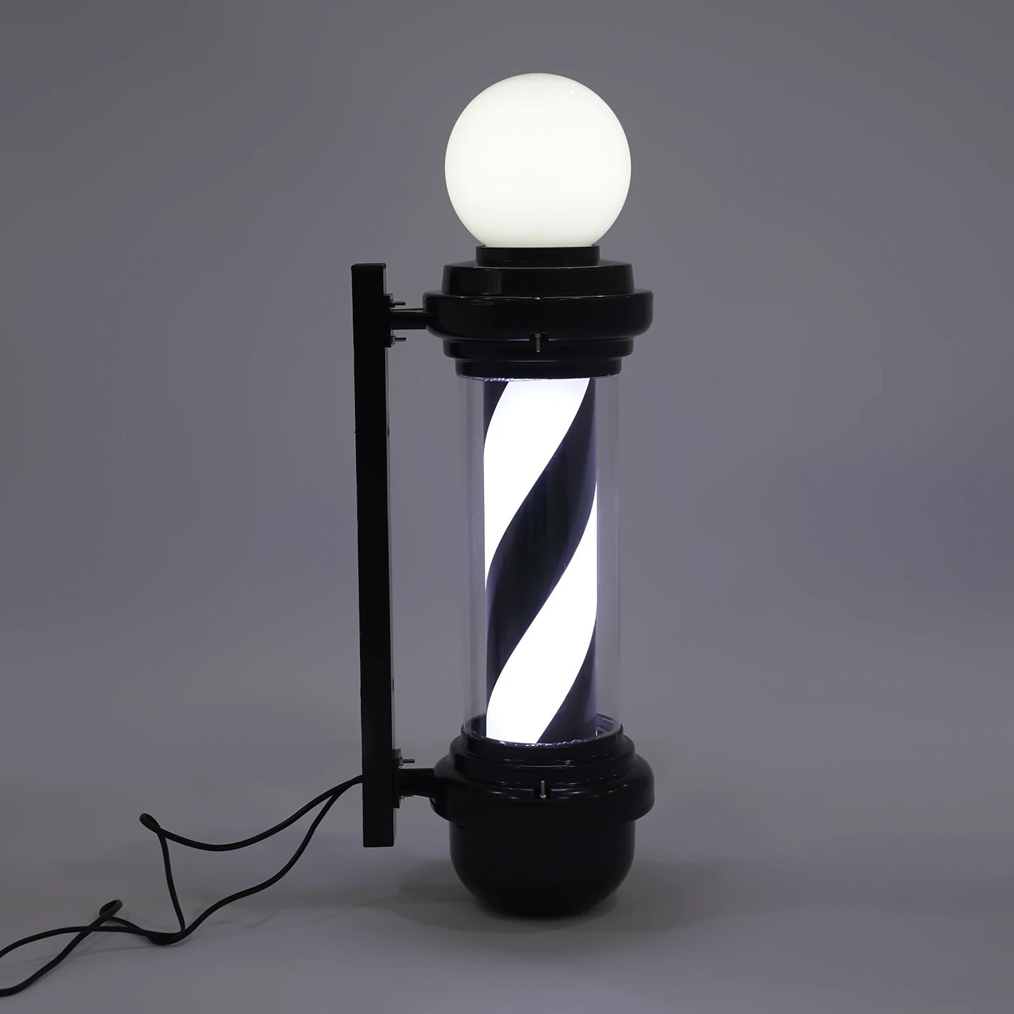 Barbershop Rotating Pole Led Light Hair Salon Stripes With Hanging Bracket Outdoor Sign Light Rainproof Waterproof Save Energy
