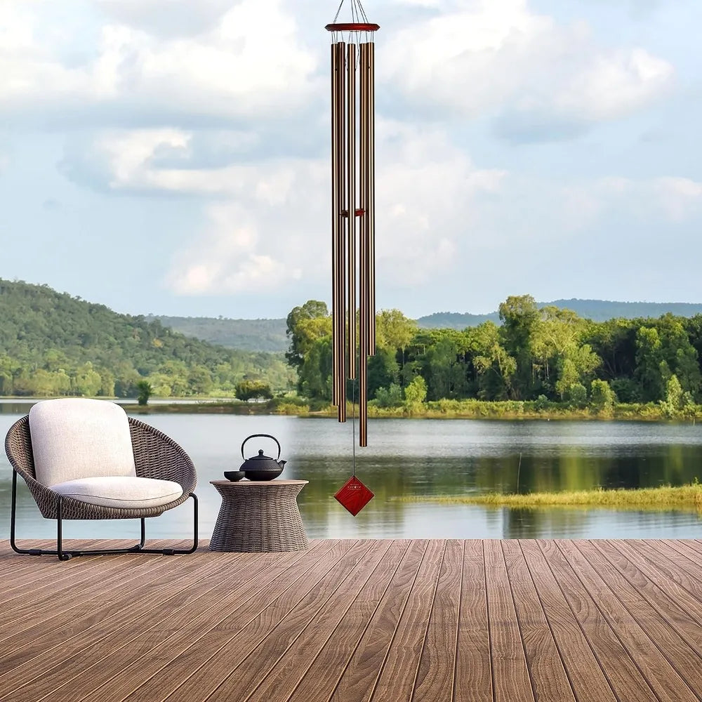 Wind Chimes of Venus Wind Chimes for Outside, 58" Bronze Large Deep Tone Wind Chime Décor for Outdoor Garden, Patio, Porch