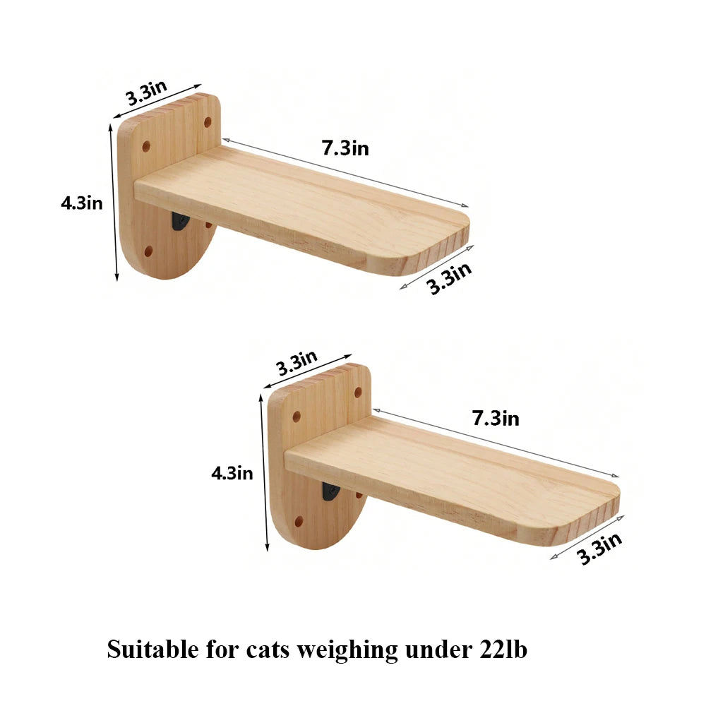 Cat Shelf Wall Hammock Climbing Shelves Moon Shaped Perches