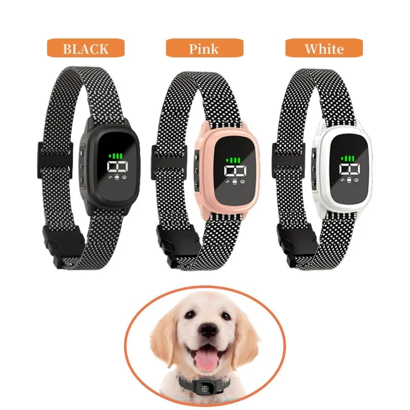 YHLC Automatic Anti Barking Dog Collar Rechargeable Bark Stopper